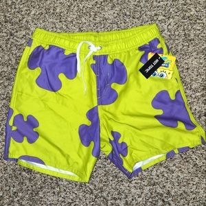 SpongeBob Patrick Star Swim Trunks Size M